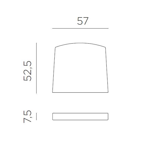 Blazina za vrtni stol Net relax dimenzije