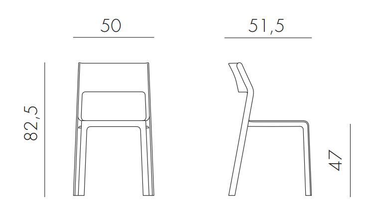vrtni stol trill bistrot dimenzije